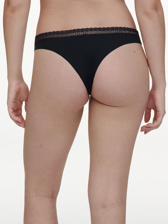 Cozy Chic Thong Black - 2