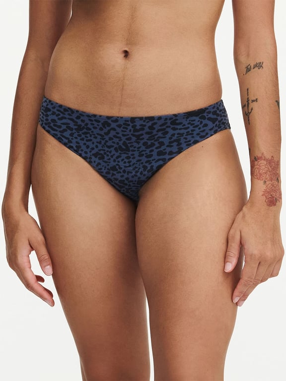 Chantelle | Essential Leakproof - Essential Leakproof Bikini Blue Leopard - 1