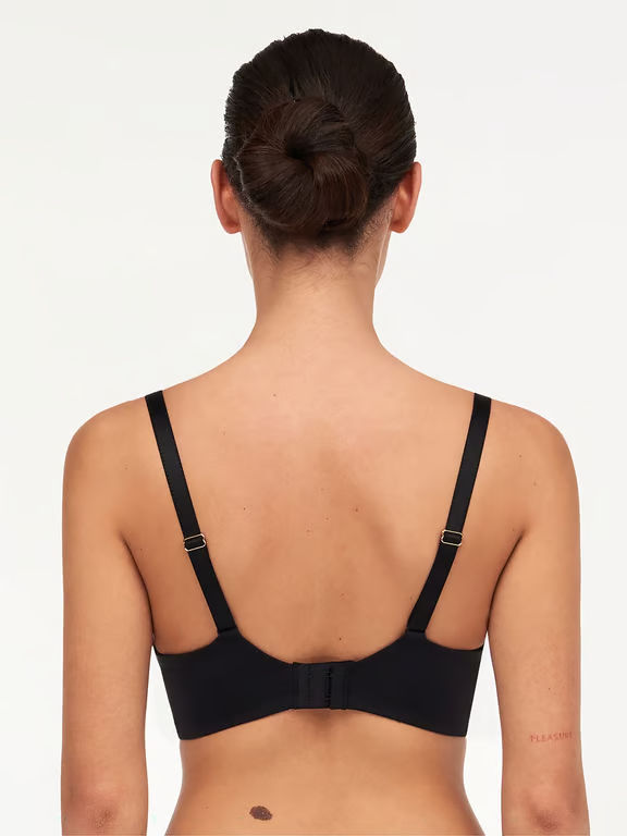 Chantelle | Orangerie Dream - Orangerie Dream Lace Contour Plunge Bra Black - 2