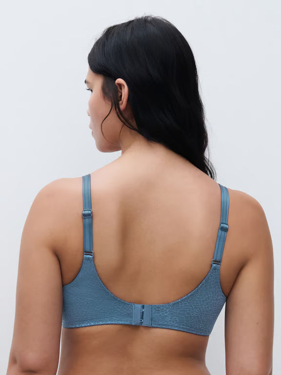 C Magnifique Seamless Unlined Minimizer Bra Jeans Blue - 2