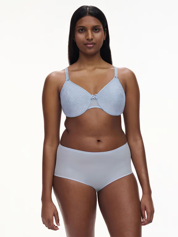 C Magnifique Seamless Unlined Minimizer Slate Blue - 5