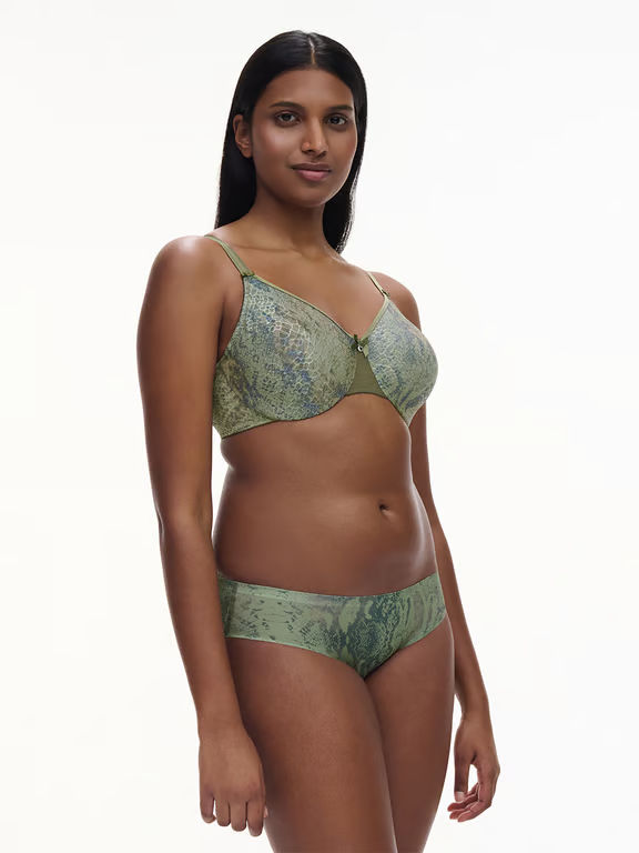 C Magnifique Seamless Unlined Minimizer Python Print - 3