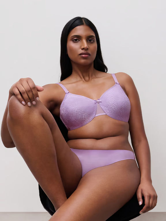 C Magnifique Seamless Unlined Minimizer Bra Lavandin - 0