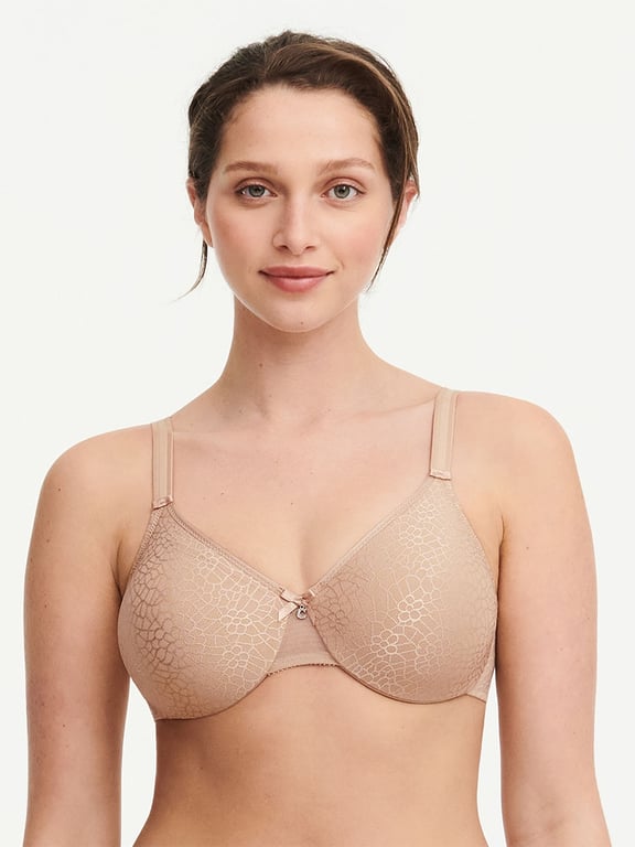 Chantelle Norah Comfort Moulded Bra, Coffee Latte at John Lewis