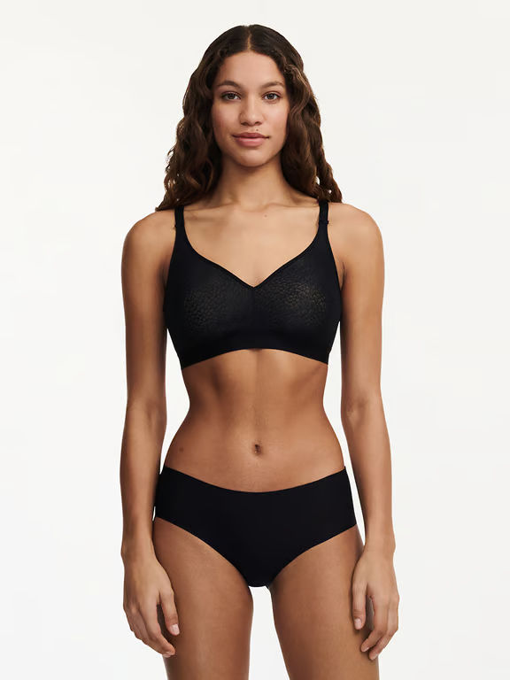 C Magnifique Full Bust Wirefree Bra Black - 5