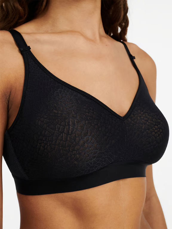 C Magnifique Full Bust Wirefree Bra Black - 4