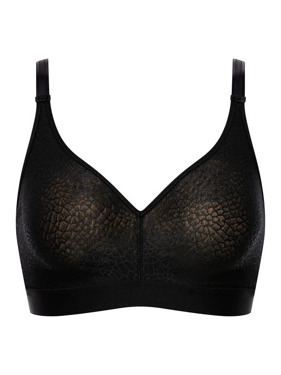 C Magnifique Full Bust Wirefree Bra Black - 1