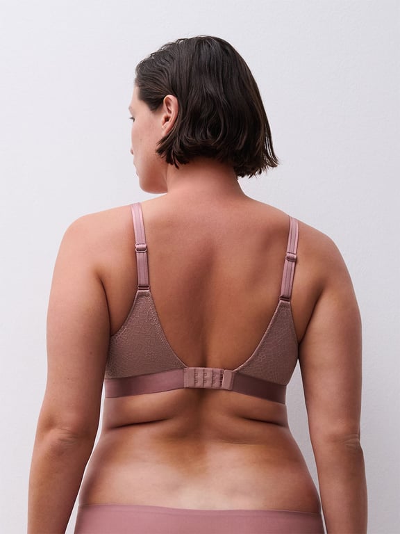 C Magnifique Seamless Full Support Wireless Bra Rose Des Bois - 2