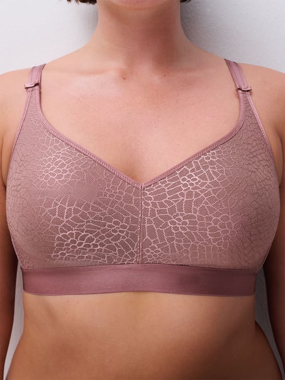 C Magnifique Seamless Full Support Wireless Bra Rose Des Bois - 3