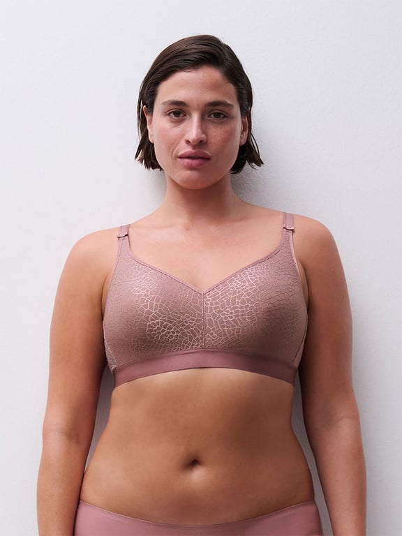 Chantelle | C MAGNIFIQUE - C Magnifique Seamless Full Support Wireless Bra Rose Des Bois - 1