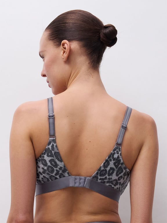 Chantelle | C MAGNIFIQUE - C Magnifique Seamless Full Support Wireless Bra Grey Leopard - 2