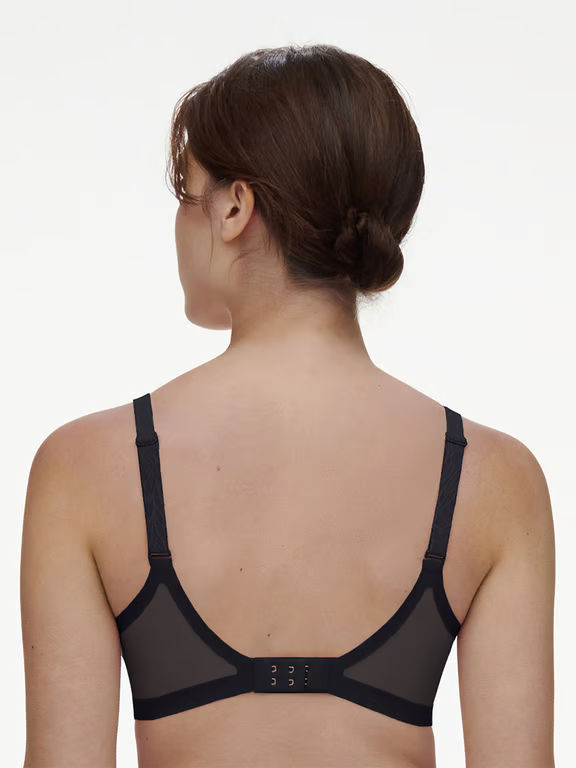Pure Lace Unlined Underwire Bra Black - 2