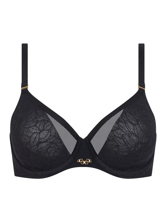 Chantelle | PURE LACE - Pure Lace Unlined Underwire Bra Black - 2