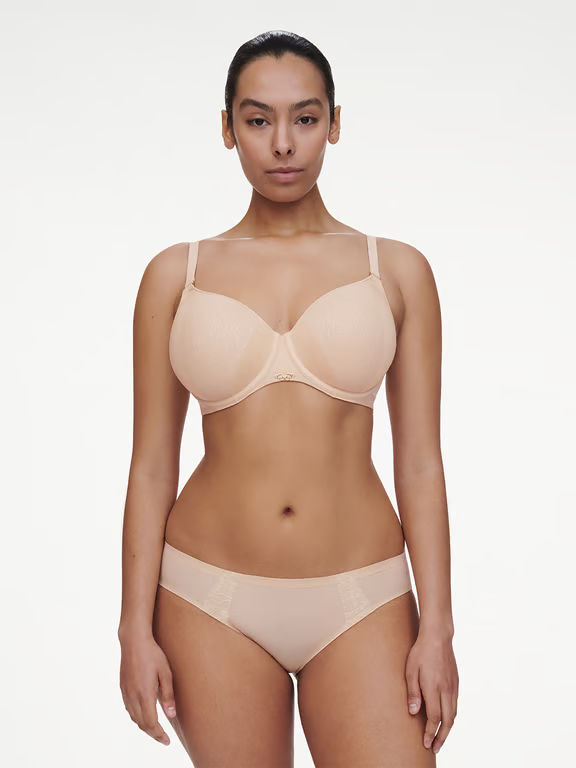 Pure Lace Smooth Lightweight T-Shirt Bra Nude Blush - 4