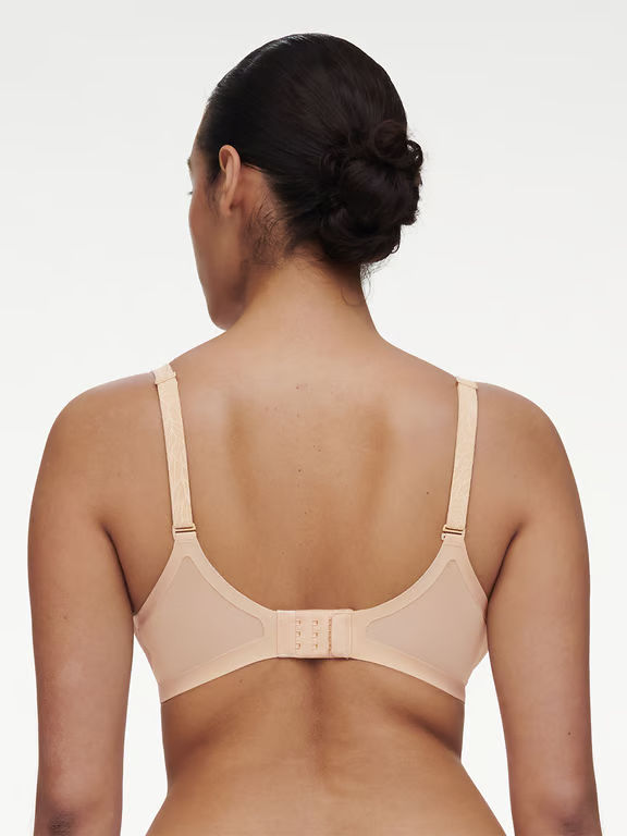 Pure Lace Smooth Lightweight T-Shirt Bra Nude Blush - 2