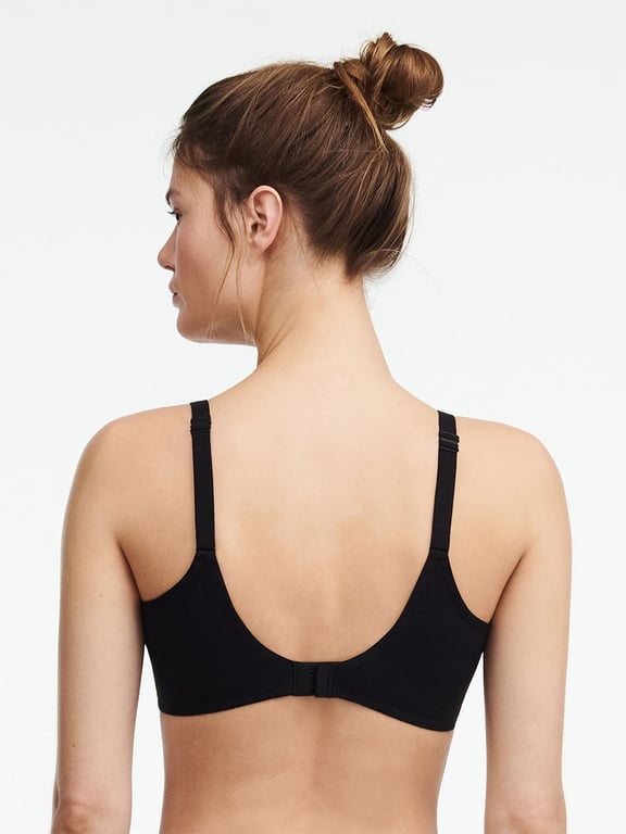 Comfort Chic Full Coverage Custom Fit Bra Black - 1