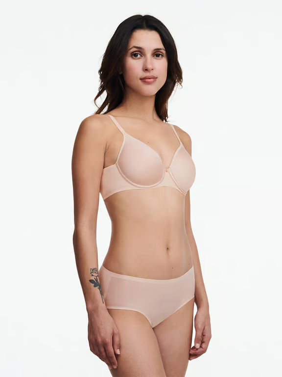Comfort Chic Full Coverage Custom Fit Bra Nude Rose - 5