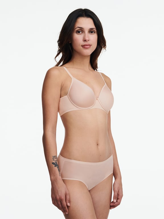 Comfort Chic Full Coverage Custom Fit Bra Nude Rose - 2