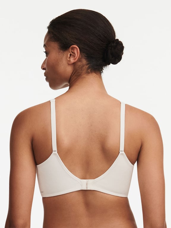Comfort Chic Back Smoothing Full Support Wireless Bra Talc - 1