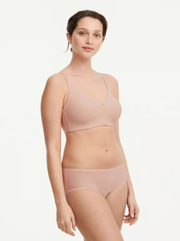 Comfort Chic Back Smoothing Full Support Wireless Bra Nude Rose - 4