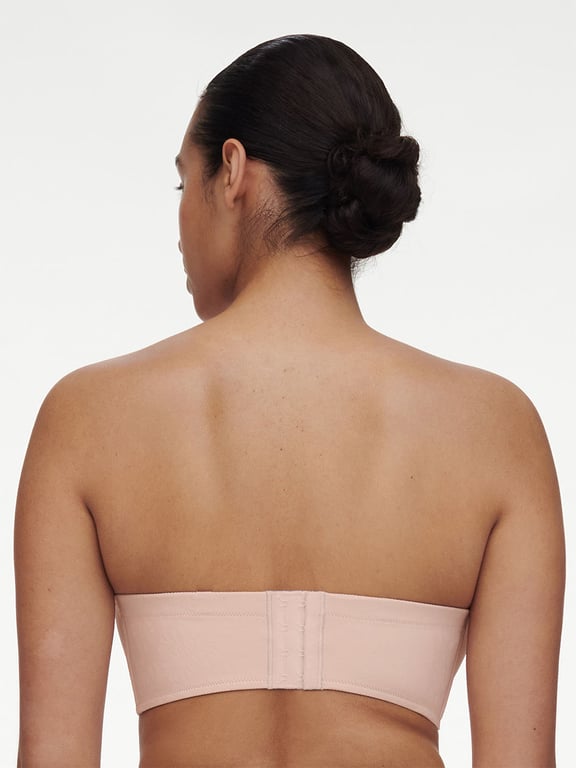 Comfort Chic Full Bust Strapless Bra Nude Rose - 3