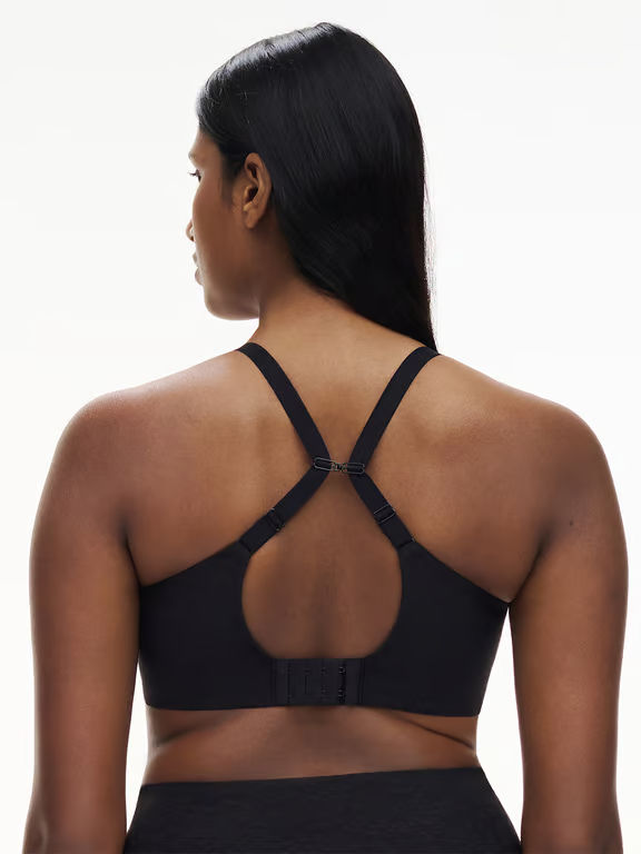 Comfort Chic Back Smoothing T-Shirt Bra Black - 3