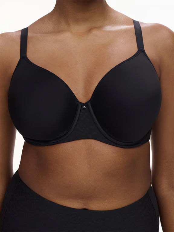 Comfort Chic Back Smoothing T-Shirt Bra Black - 5