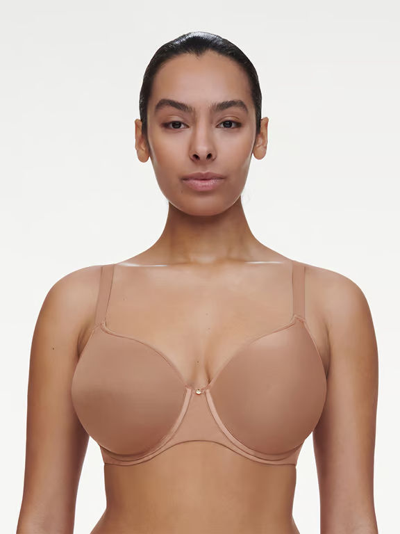 Comfort Chic Back Smoothing T-Shirt Bra Coffee Latte Nude - 0
