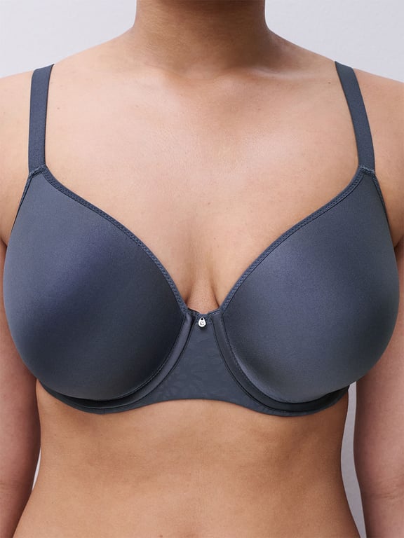 Comfort Chic Back Smoothing T-Shirt Bra Dark Charcoal - 5