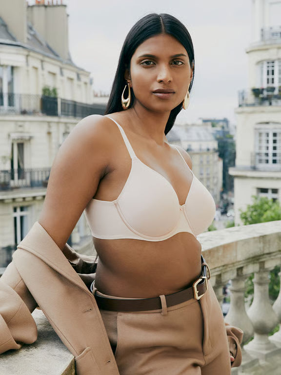 Comfort Chic Back Smoothing T-Shirt Bra Nude Rose - 7