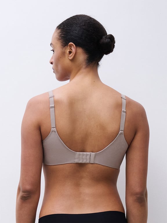 Chantelle | Comfort Chic - Comfort Chic Back Smoothing Full Coverage T-Shirt Bra Mineral Grey - 2