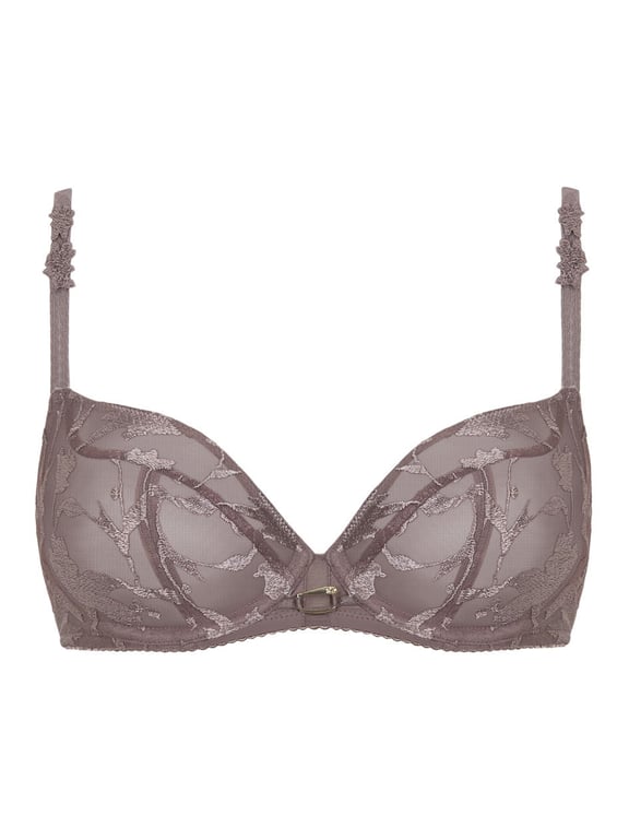 Chantelle | Idyll - Idyll Lace Unlined Plunge Bra Nutmeg - 2