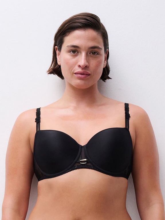 Chantelle | IDYLL - Idyll Custom Fit Demi T-Shirt Bra Black - 1