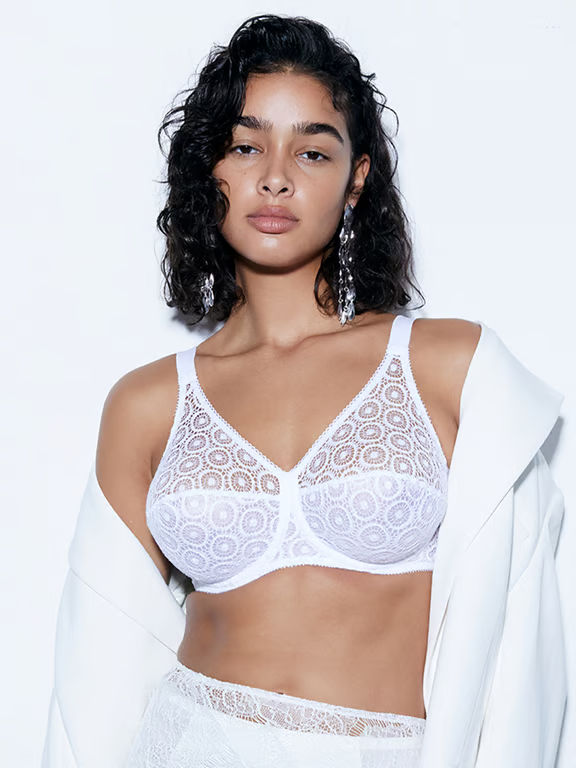 Chantelle | Fete - Fête Full Coverage Unlined Bra White - 1