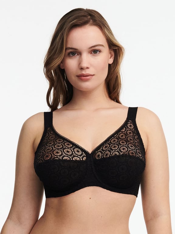 Rive Gauche Full Coverage Unlined Bra Black