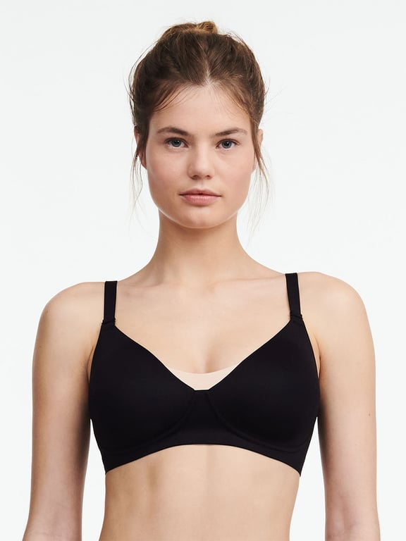 Pure Maternity Wireless Nursing Bra Black