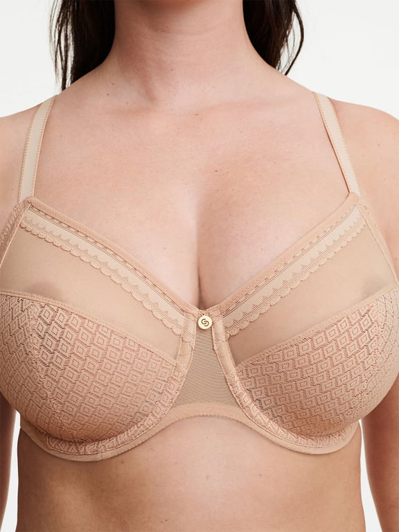 Lucie Lace Comfort Underwire Bra Clay Nude - 3