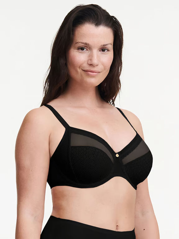 Lucie Lace Comfort Underwire Bra Black - 2