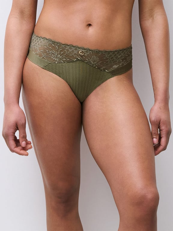 Chantelle | Sublime - Sublime Mid Rise Bikini Army Khaki - 1