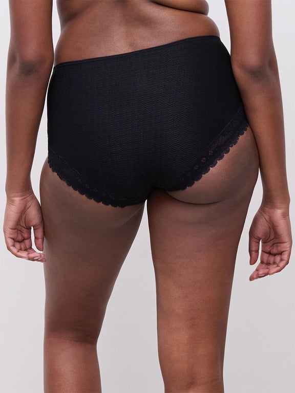 Sublime High Waist Support Brief Black - 2