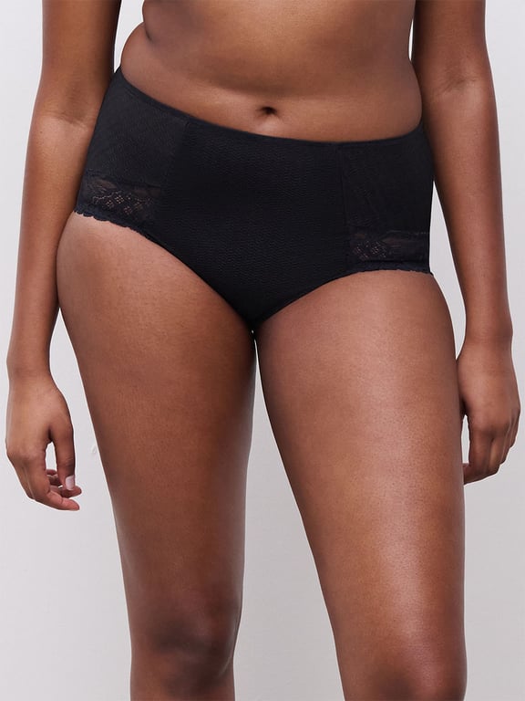 Sublime High Waist Support Brief Black - 0