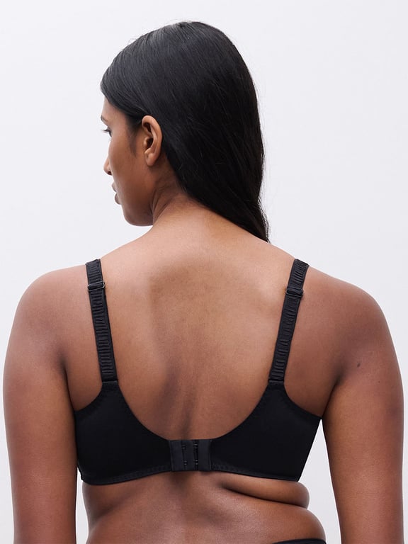 Sublime Lace Full Coverage Unlined Underwire Bra Black - 3