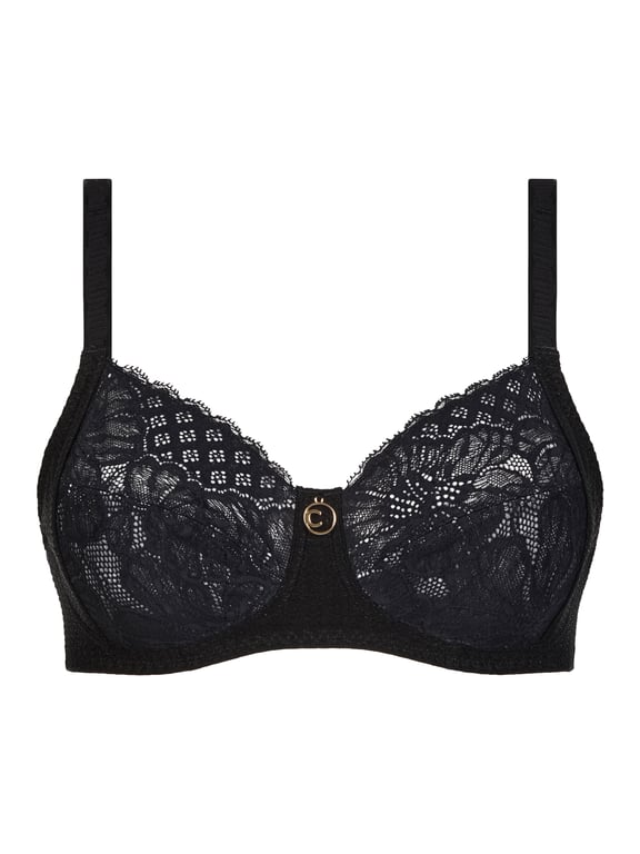 Chantelle | SUBLIME - Sublime Lace Wireless Support Bra Black - 2