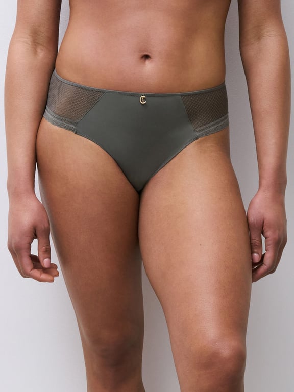Chantelle | Romance - Romance Mid Rise Bikini Clay Green - 1