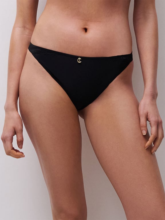 Chantelle | ROMANCE - Romance Thong Black - 1