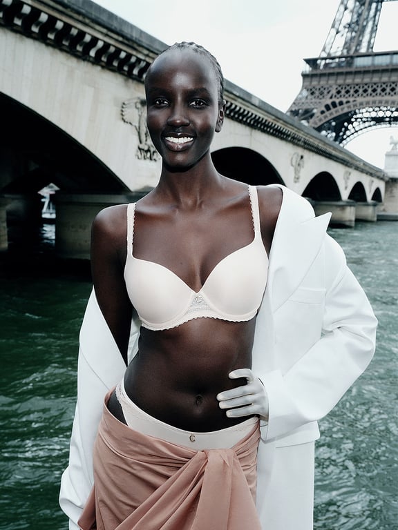 Romance Low Coverage T-Shirt Bra Nude Blush - 0