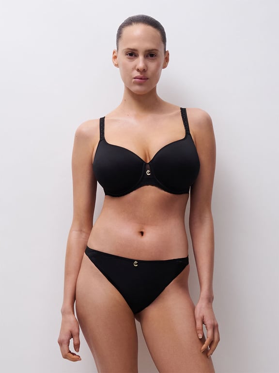 Romance Lightweight T-Shirt Bra Black - 5