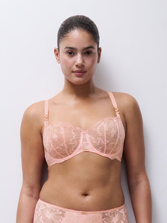 Chantelle | Muse - Muse Unlined Demi Bra Fluor Pink - 1