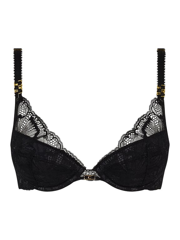 Muse Lace Push-Up Bra Black - 1