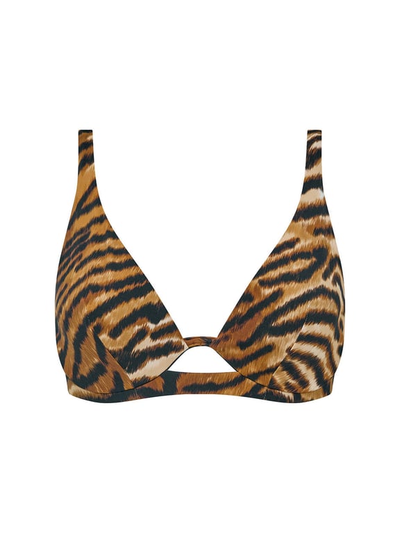 Chantelle | VITA - Vita Plunge Underwire Swim Top Tiger - 2